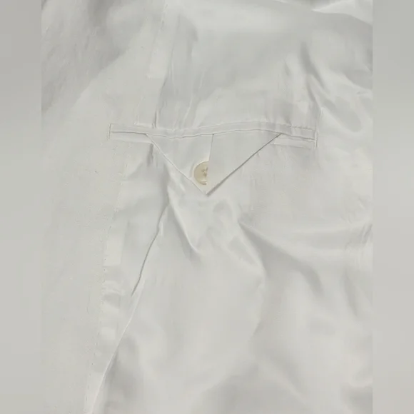 Lauren Ralph Lauren Men's Lassiter UltraFlex Tailored Linen White Jacket 48L NWT
